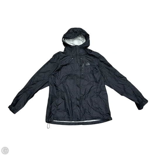 Jacket Windbreaker By L.l. Bean In Black, Size: L