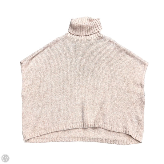 Sweater Short Sleeve By Loft In Pink, Size: M
