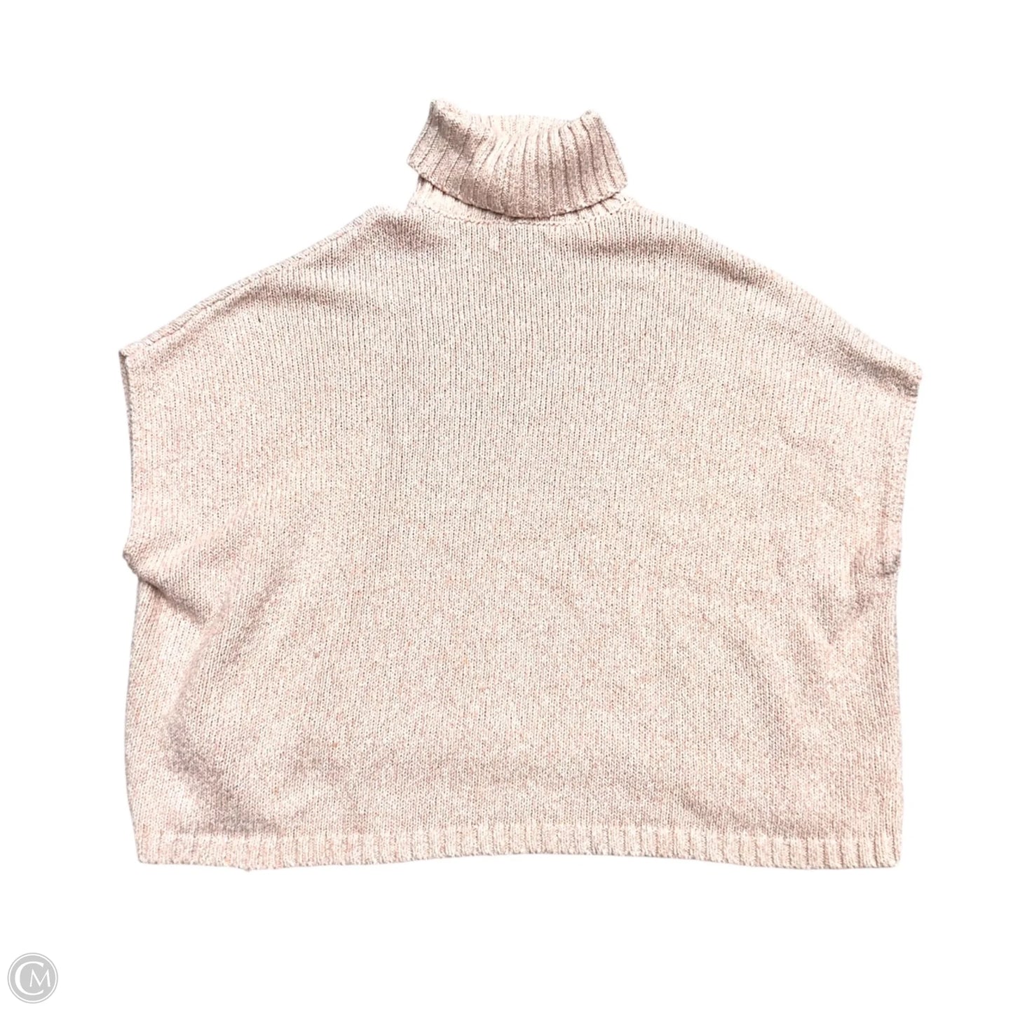 Sweater Short Sleeve By Loft In Pink, Size: M