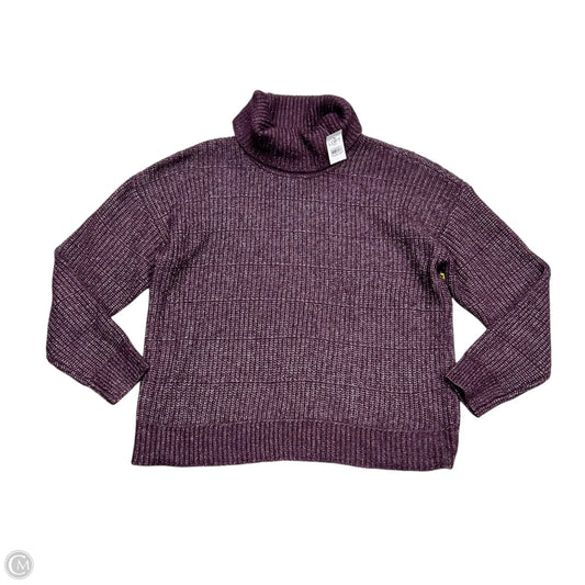 Sweater By Loft In Purple, Size: L