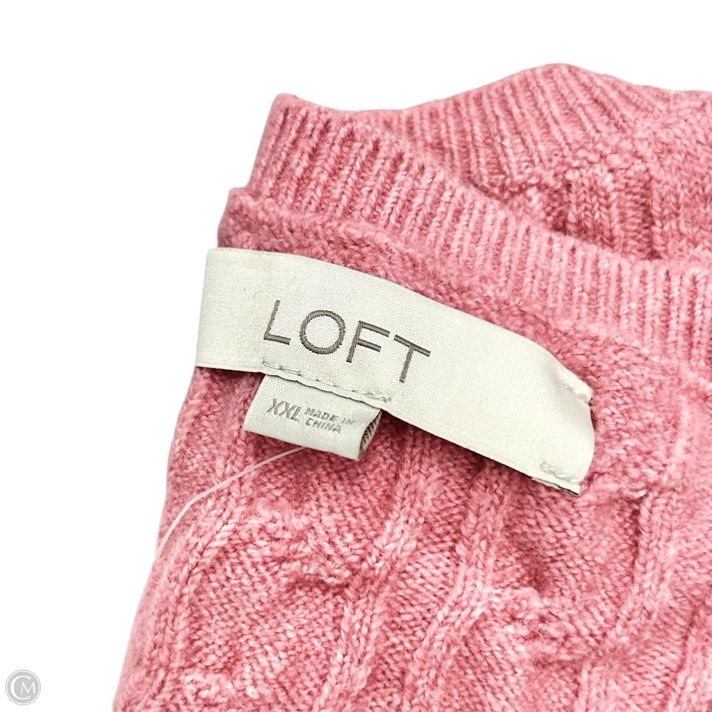 Sweater By Loft In Pink, Size: Xxl