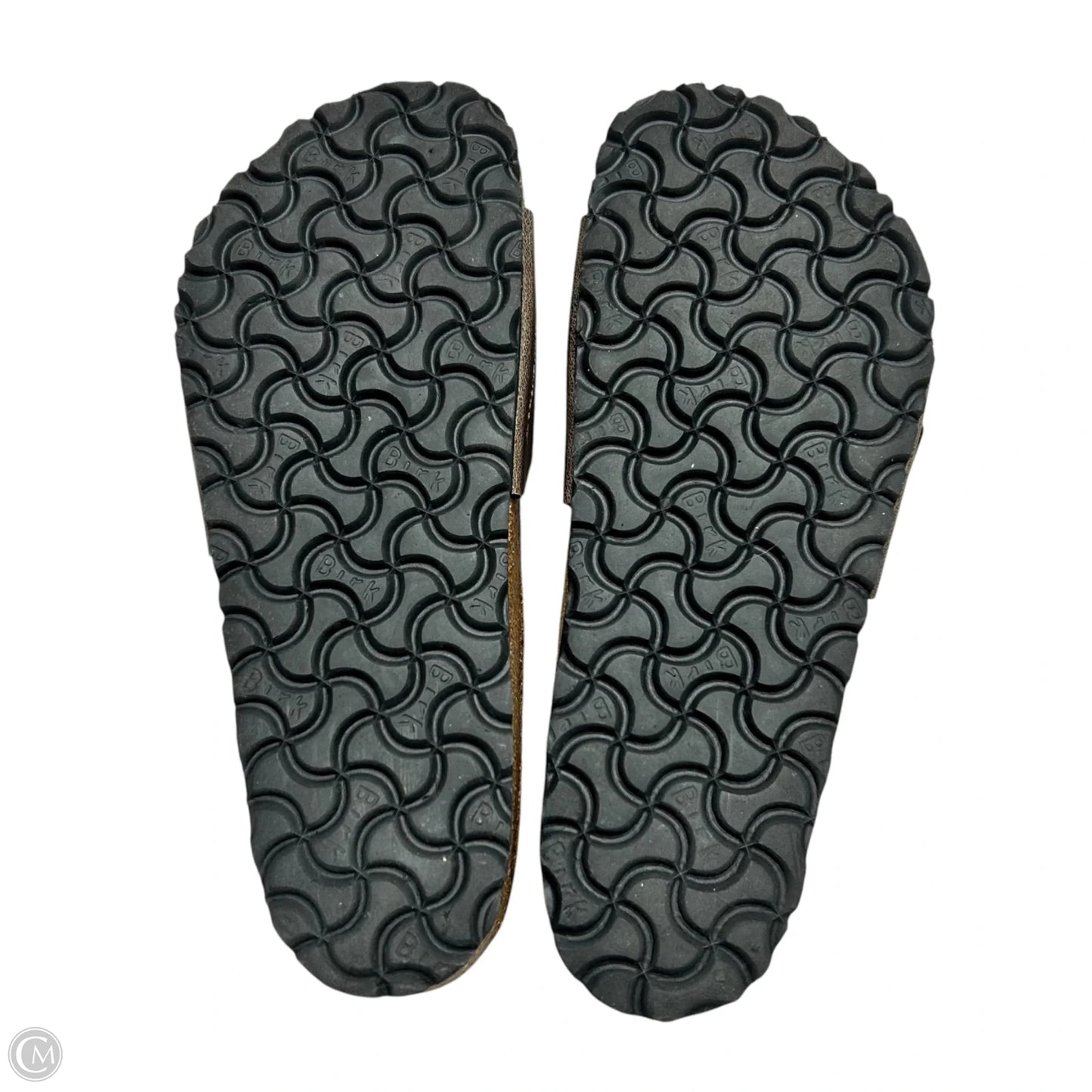 Sandals Flats By Birkenstock In Brown, Size: 9.5