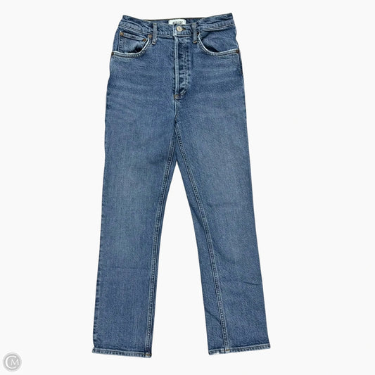 Jeans Skinny By Agolde In Blue Denim, Size: 2