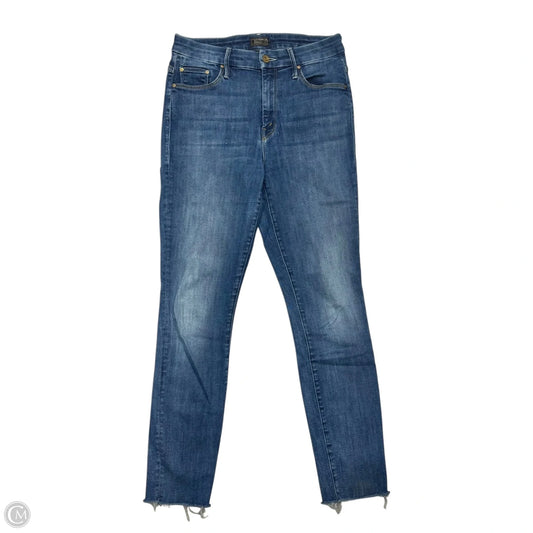 Jeans Skinny By Mother In Blue Denim, Size: 4