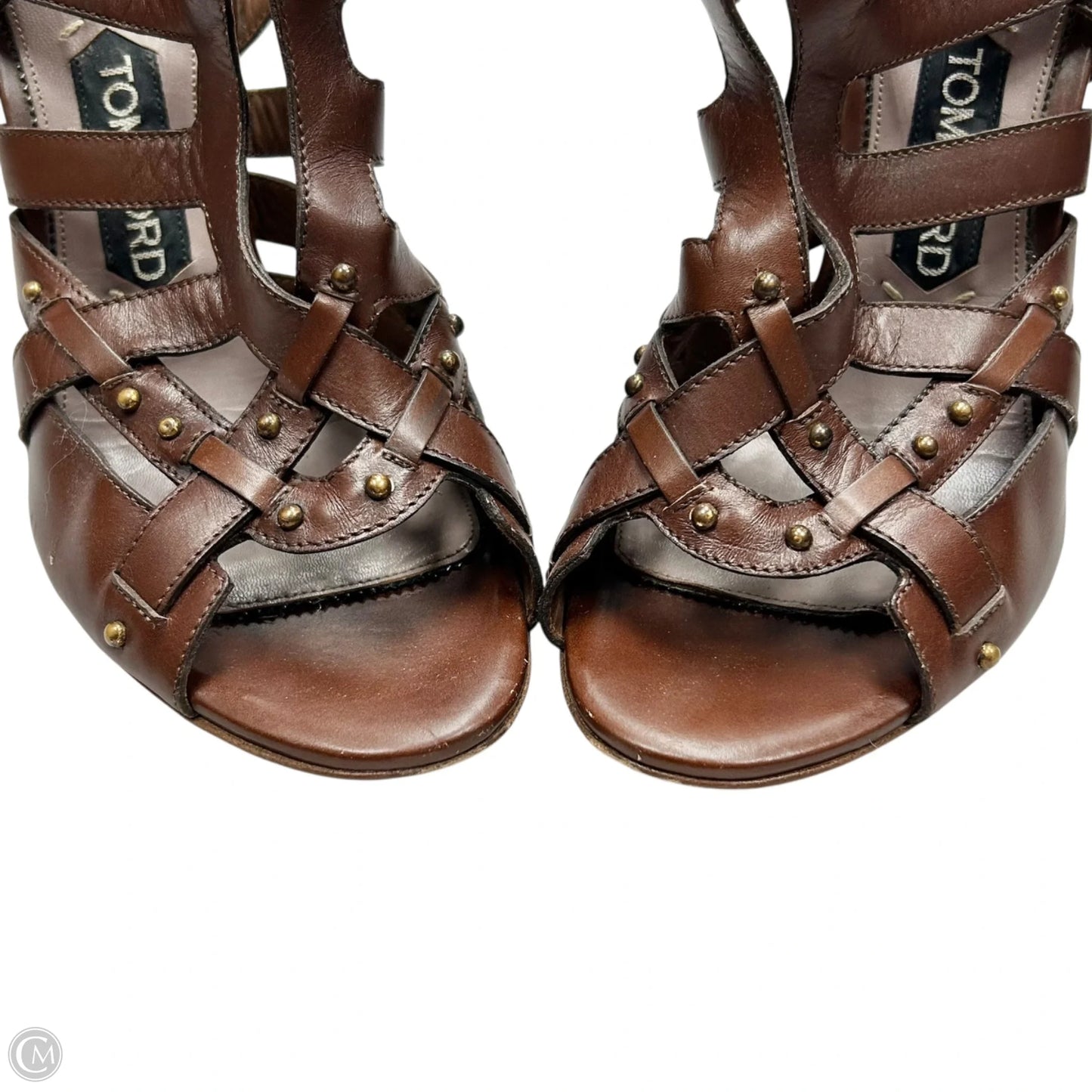 Shoes Luxury Designer By Tom Ford In Brown, Size: 7.5
