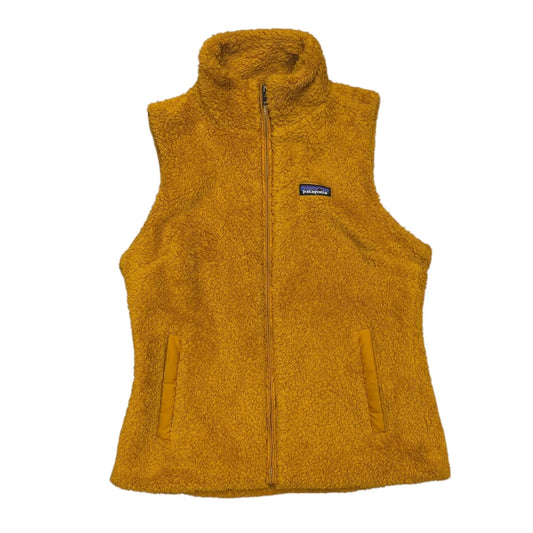 Vest Faux Fur & Sherpa By Patagonia In Yellow, Size: M