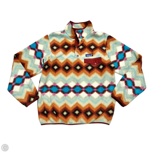 Jacket Fleece By Patagonia In Multi-colored, Size: M
