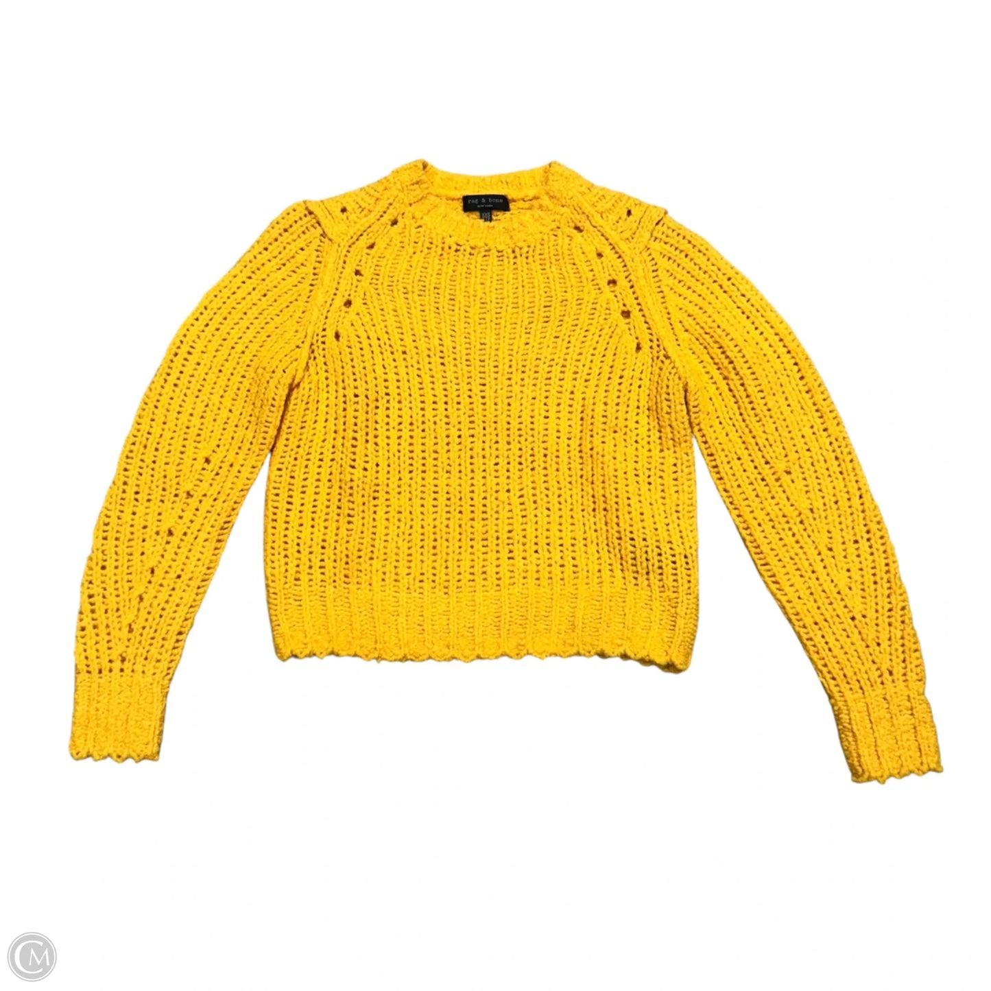 Sweater By Rag And Bone In Yellow, Size: Xxs