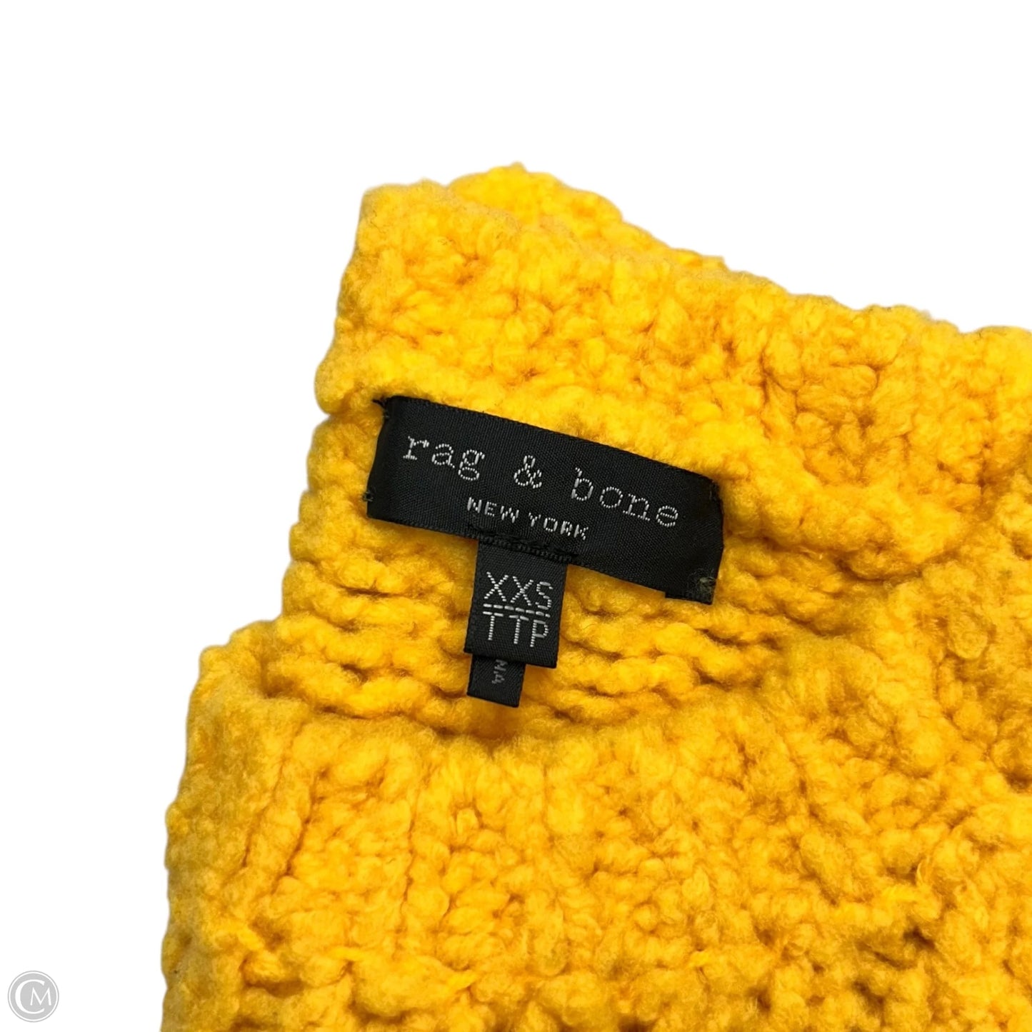 Sweater By Rag And Bone In Yellow, Size: Xxs