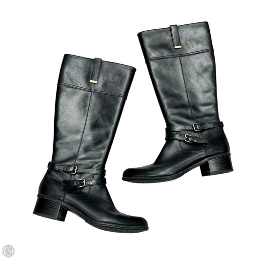 Boots Leather By Bandolino In Black, Size: 9