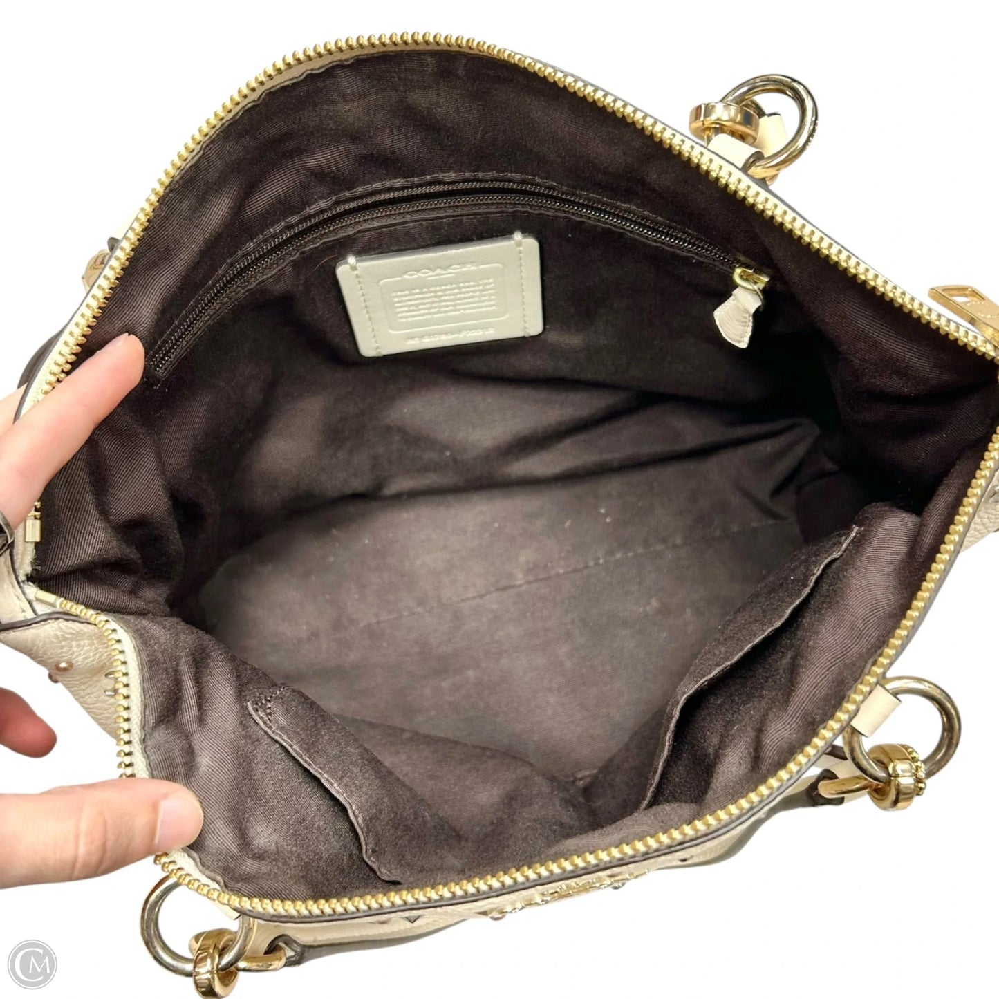 Crossbody Designer By Coach, Size: Medium