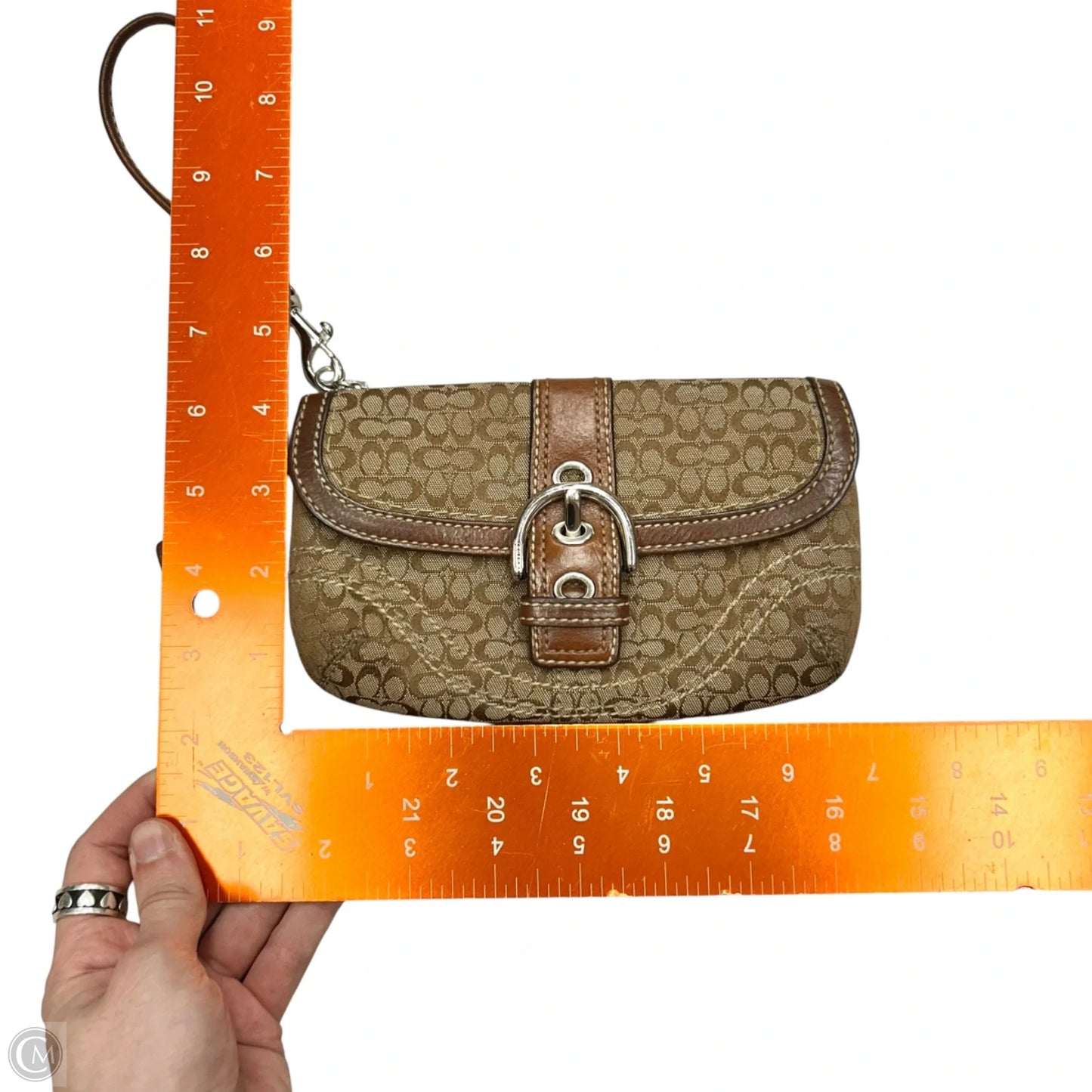 Wristlet Designer By Coach, Size: Medium