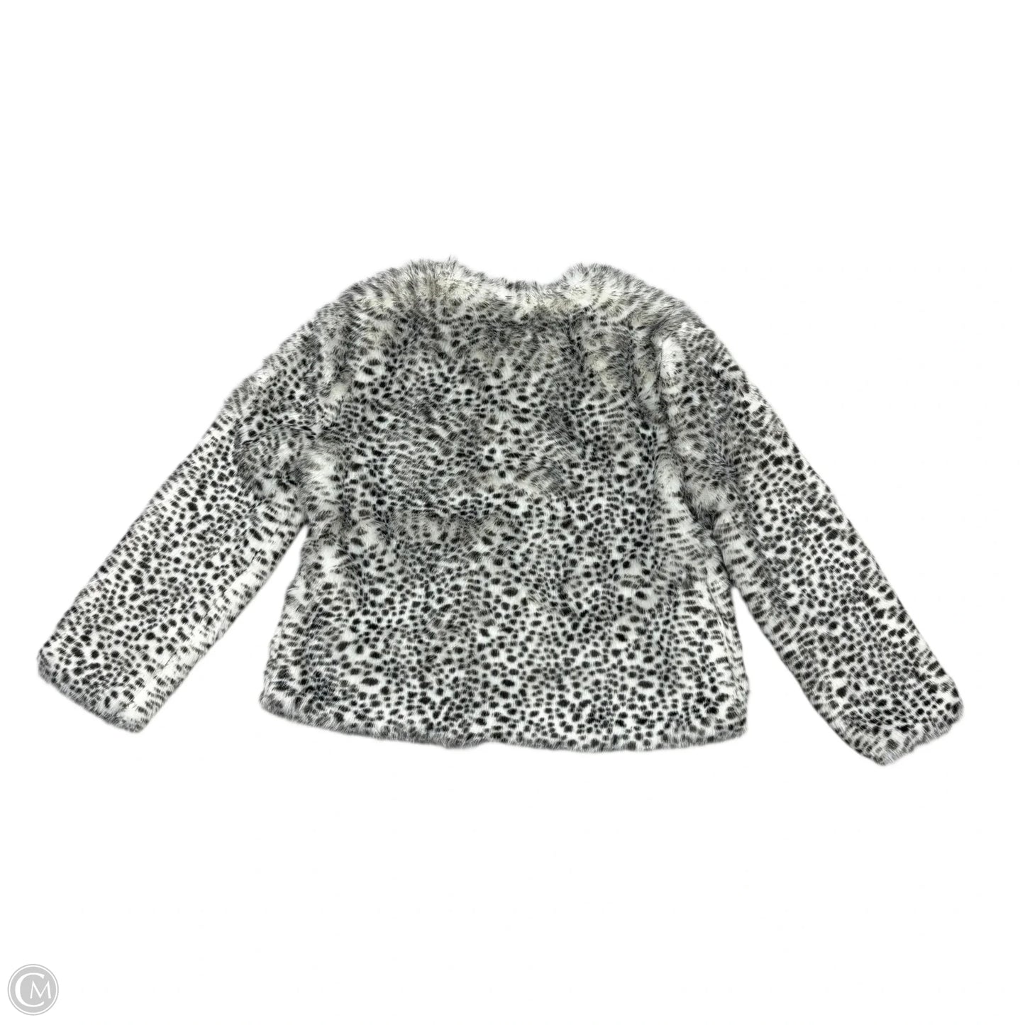 Jacket Faux Fur & Sherpa By Cupcakes And Cashmere In Black & White, Size: M