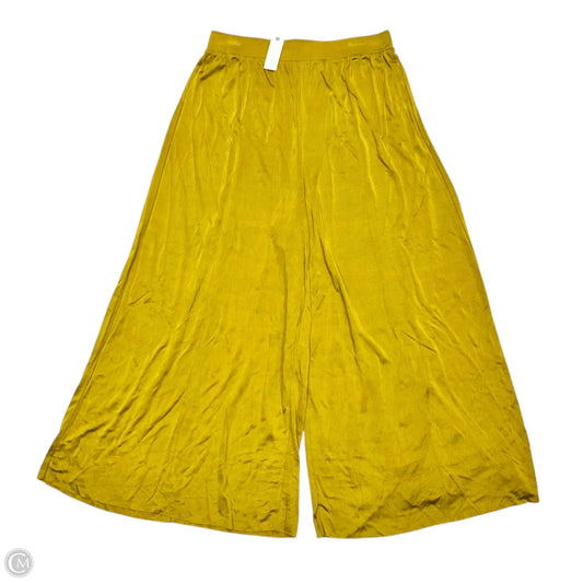 Pants Wide Leg By Maeve In Yellow, Size: L