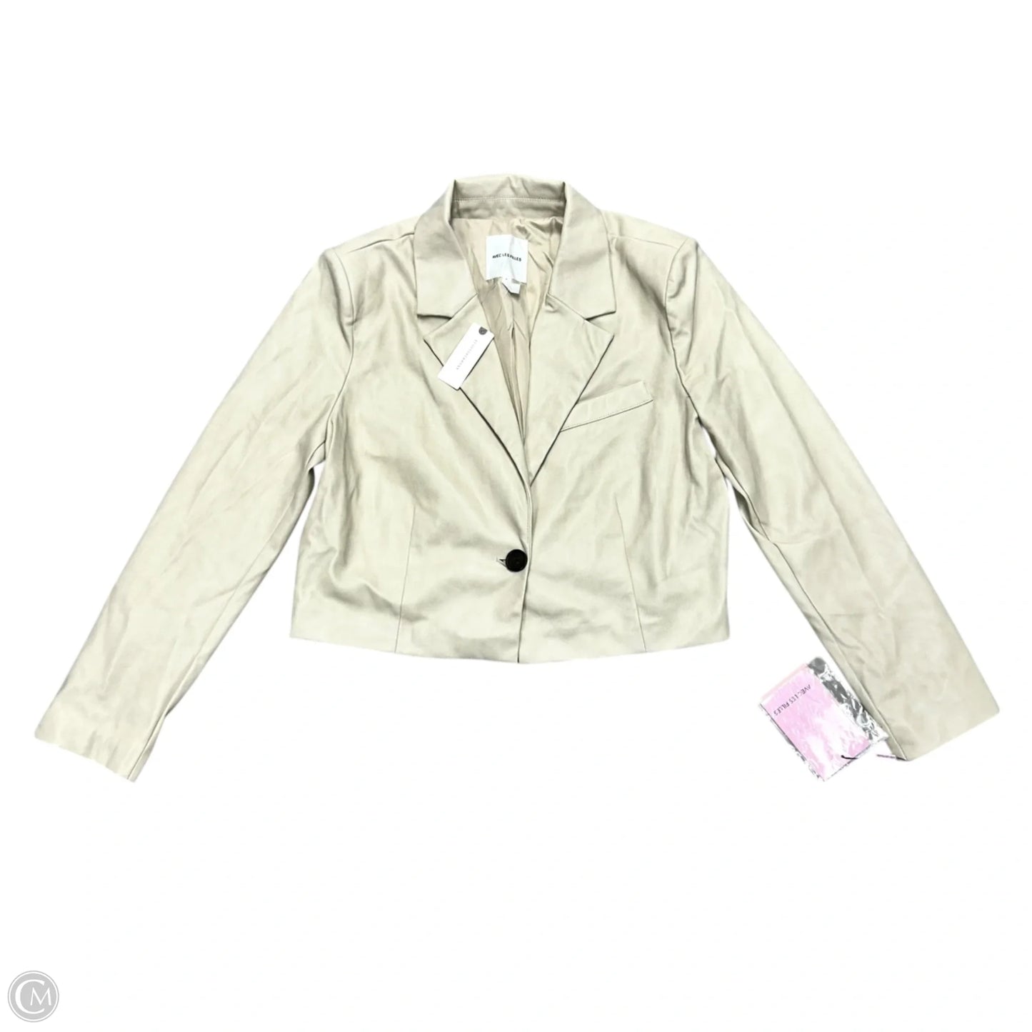 Jacket Other By Avec Les Filles In Cream, Size: L