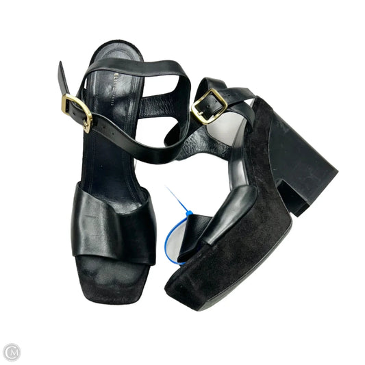 Shoes Luxury Designer By Celine In Black, Size: 9.5