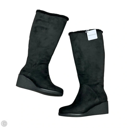 Boots Mid-calf Heels By Aerosoles In Black, Size: 6