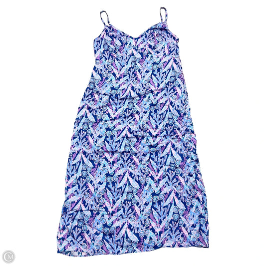 Dress Designer By Lilly Pulitzer In Blue & Purple, Size: S