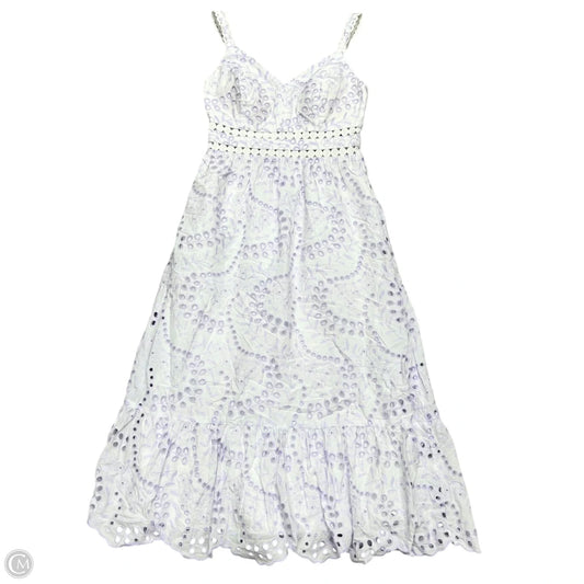 Dress Designer By Lilly Pulitzer In Purple & White, Size: Xs