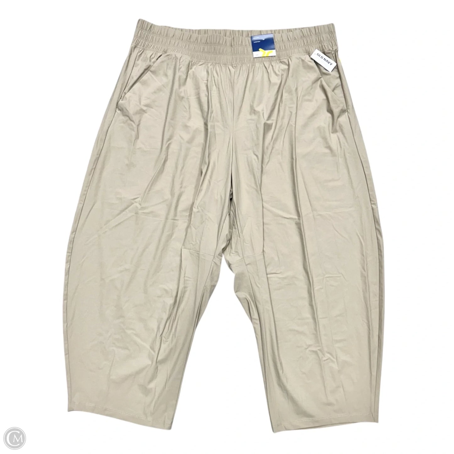 Athletic Pants By Old Navy In Cream, Size: 2x