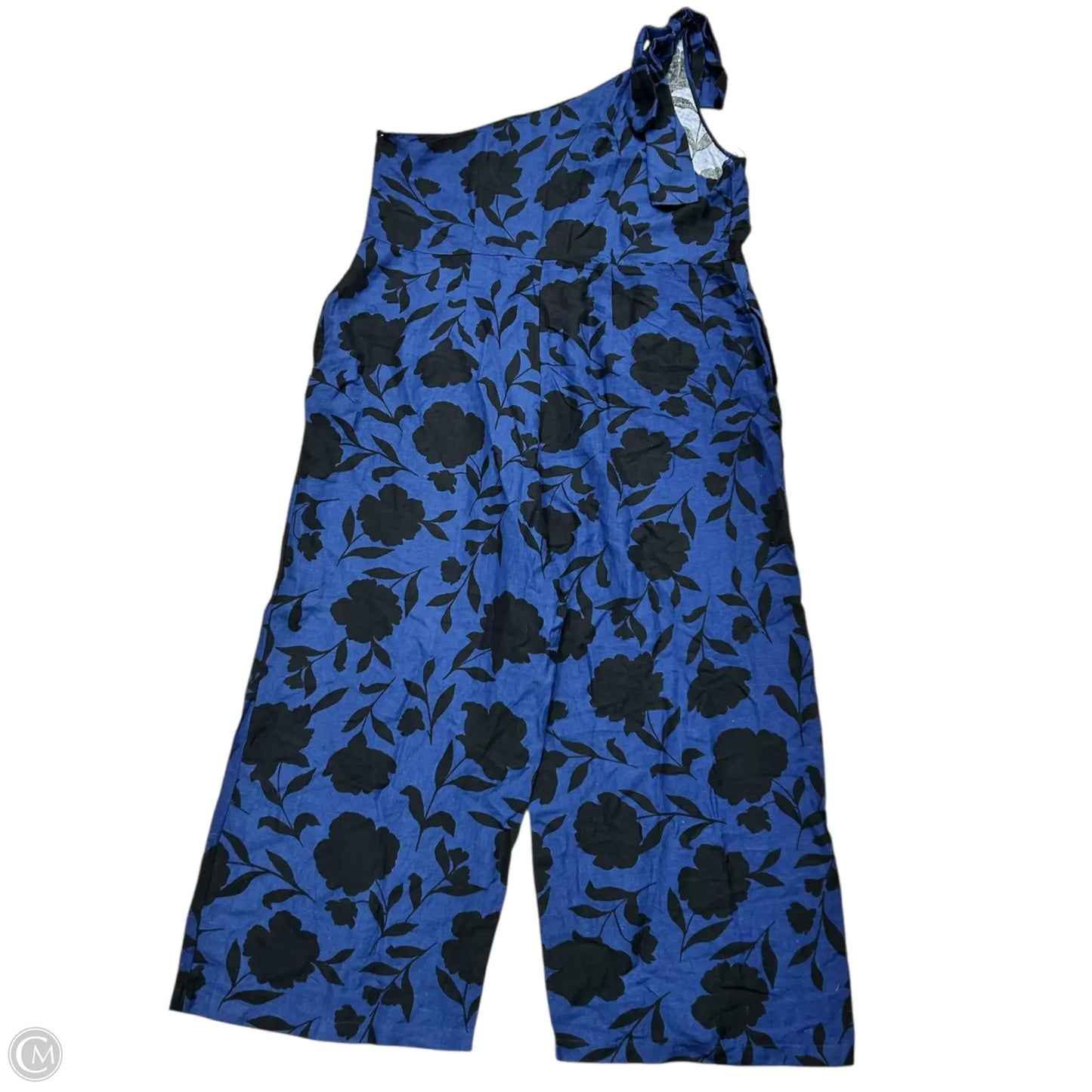 Jumpsuit Designer By Kate Spade In Black & Blue, Size: 2x
