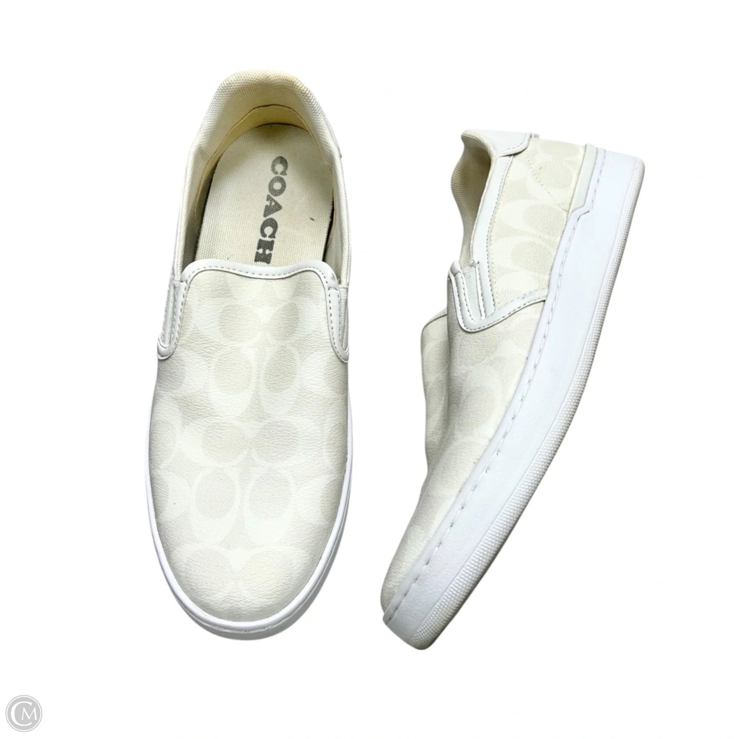 Shoes Designer By Coach In Ivory, Size: 11