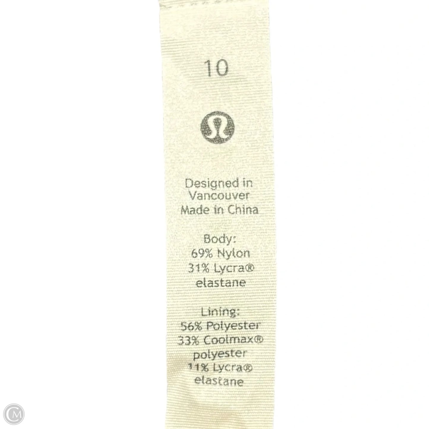 Athletic Leggings Capris By Lululemon In Grey & White, Size: M