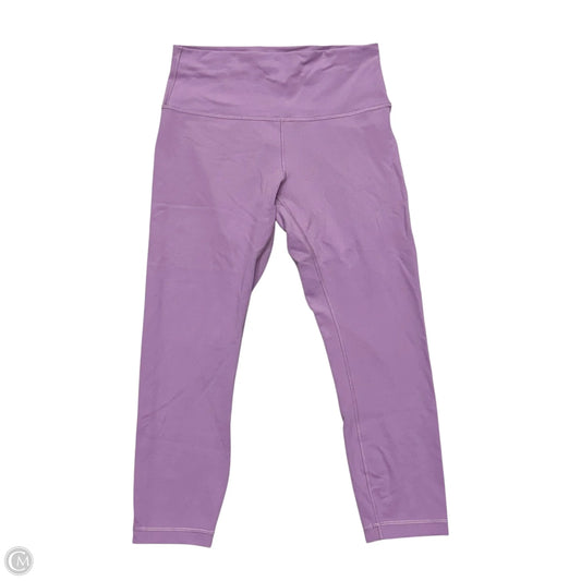Athletic Leggings By Lululemon In Purple, Size: M