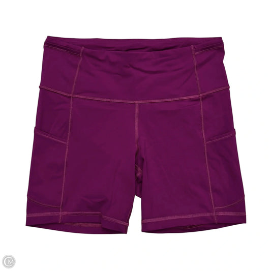 Athletic Shorts By Lululemon In Purple, Size: M