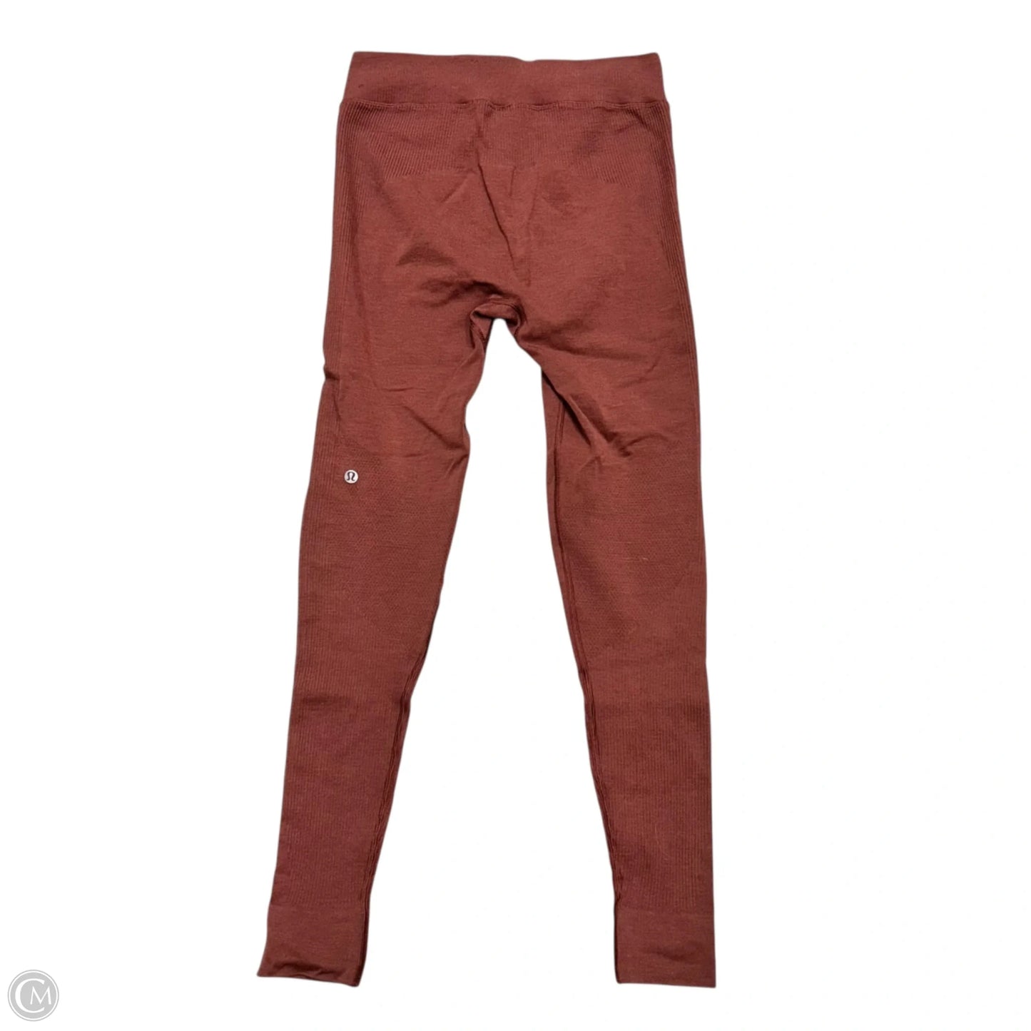 Athletic Leggings By Lululemon In Maroon, Size: L