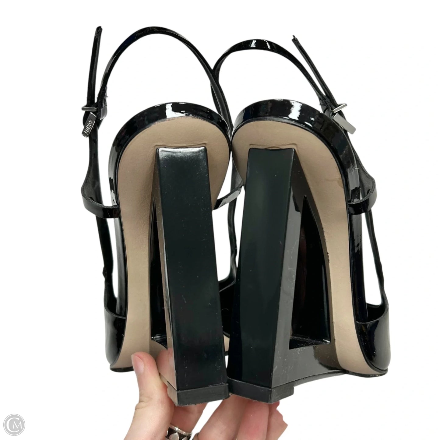 Shoes Heels Wedge By Schutz In Black, Size: 8.5