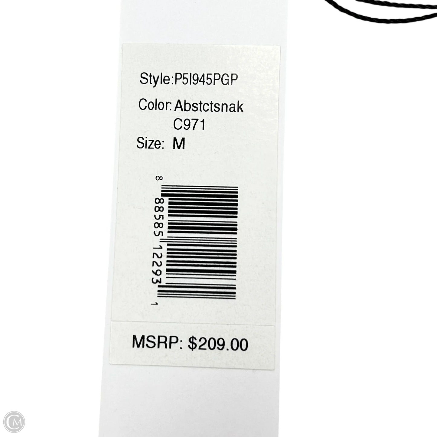 Blouse Long Sleeve By Parker In Black & Grey, Size: M