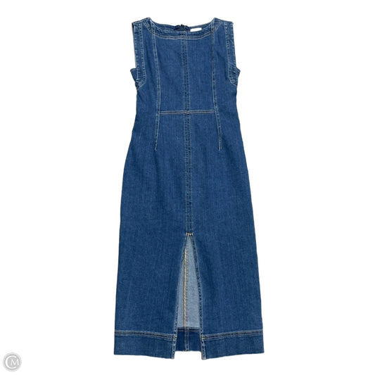 Dress Casual Midi By Pilcro In Blue Denim, Size: Xs