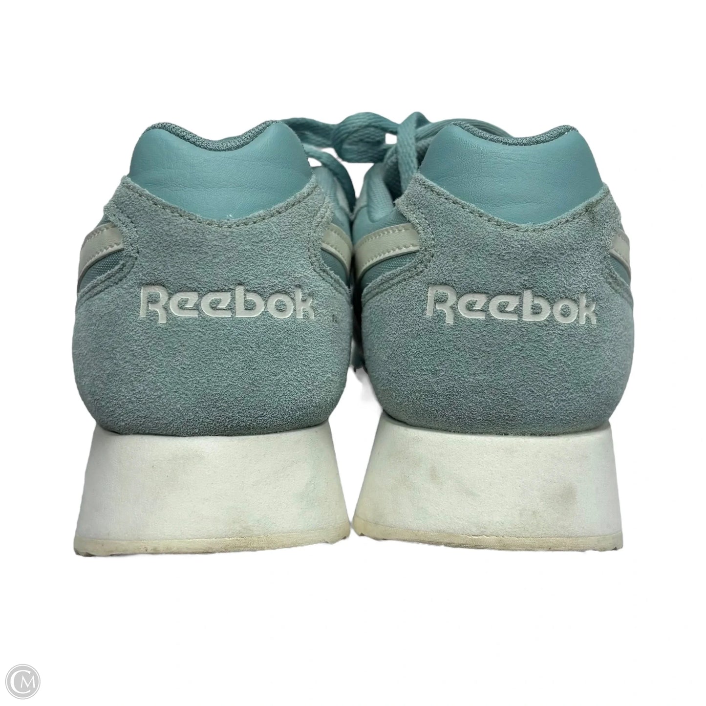 Shoes Sneakers By Reebok In Green & White, Size: 7