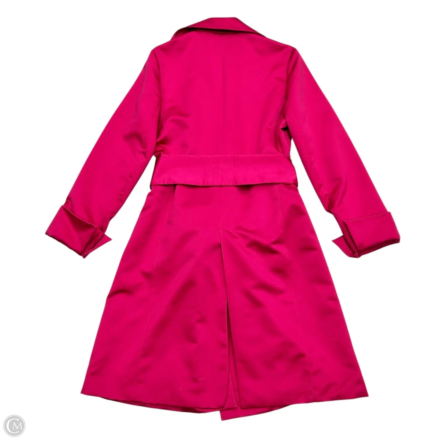 Coat Trench Coat By Talbots In Pink, Size: M