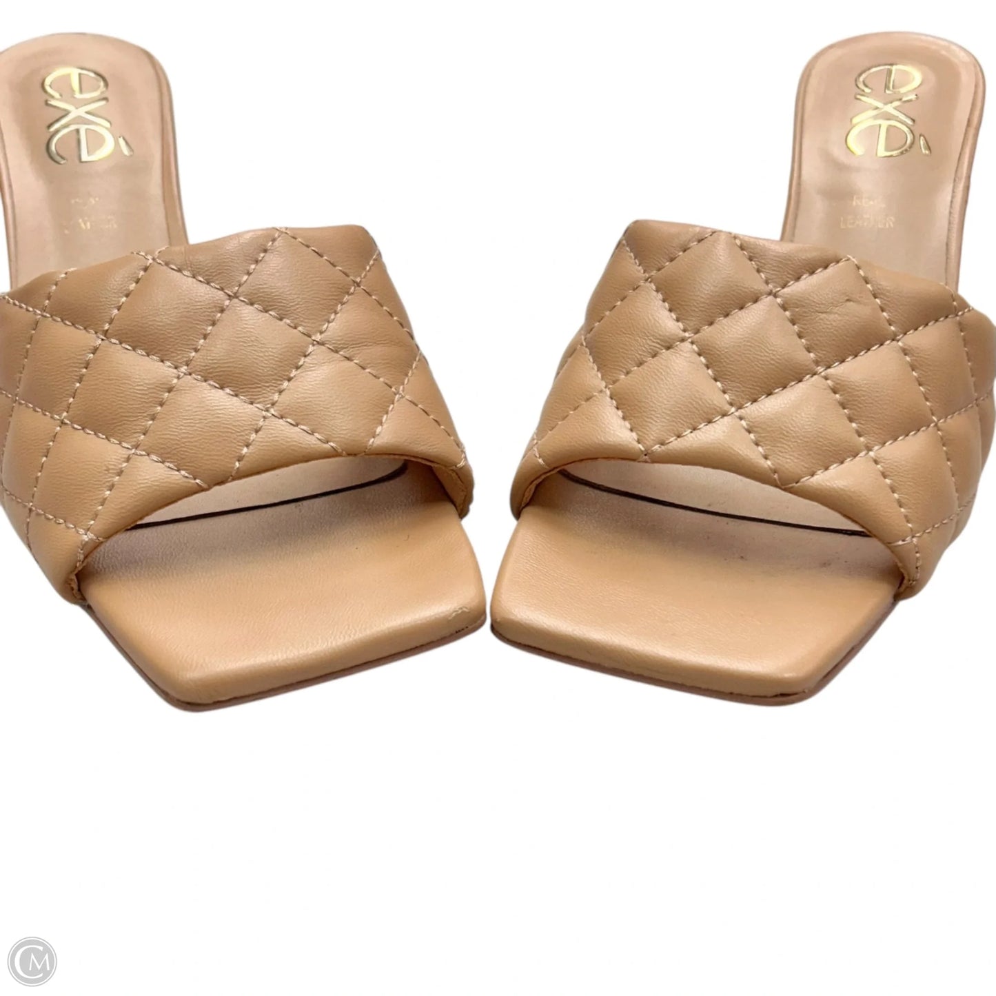 Shoes Heels Kitten By Exe In Tan, Size: 9.5