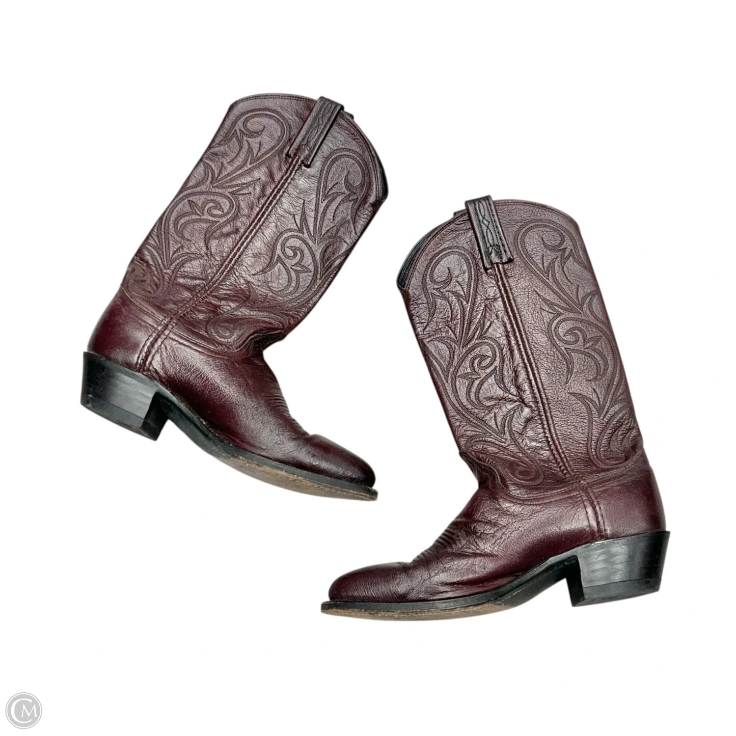 Boots Western By Dan Post In Purple, Size: 8