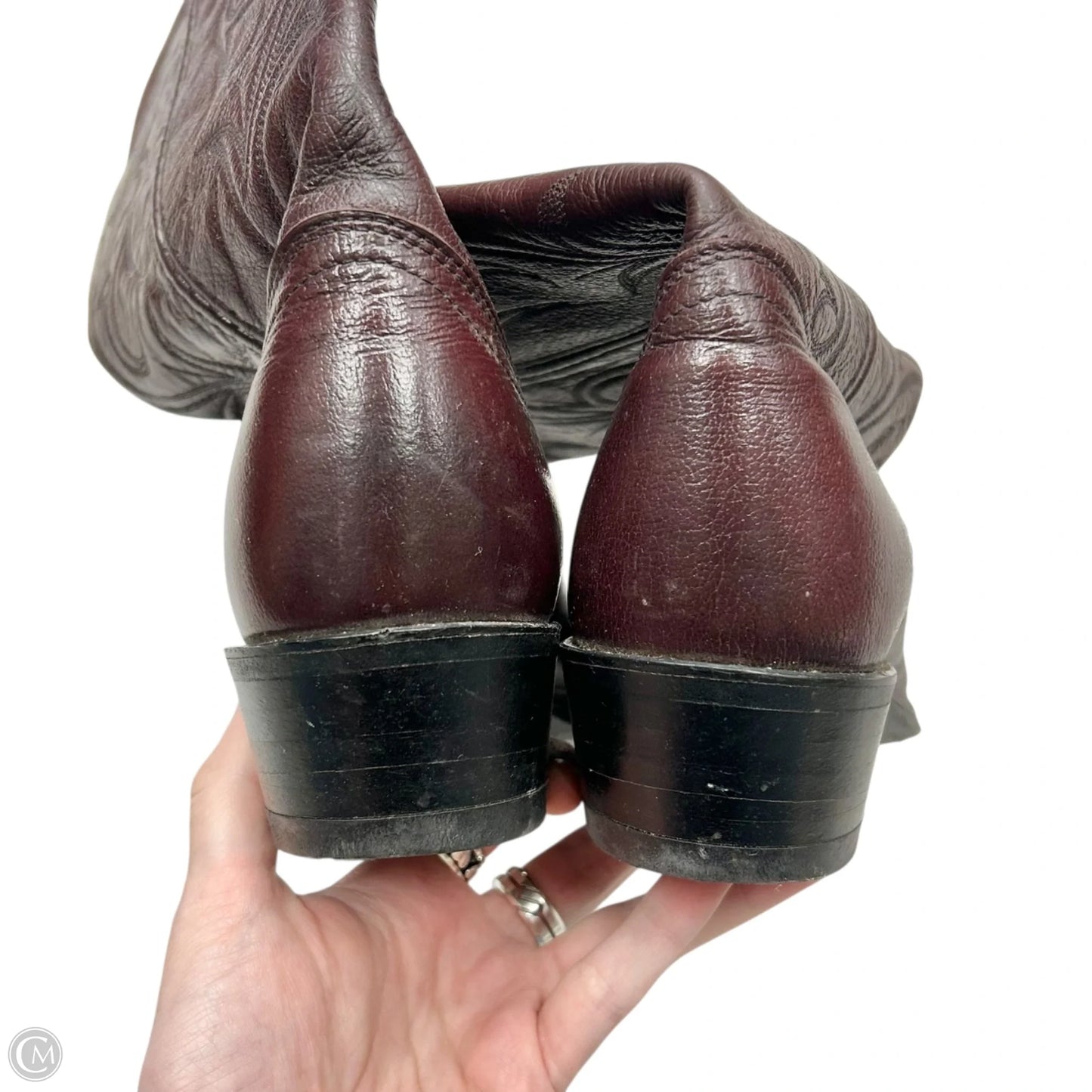 Boots Western By Dan Post In Purple, Size: 8