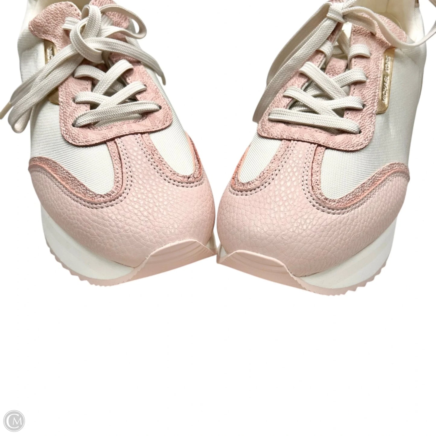 Shoes Designer By Michael Kors In Pink & White, Size: 8.5