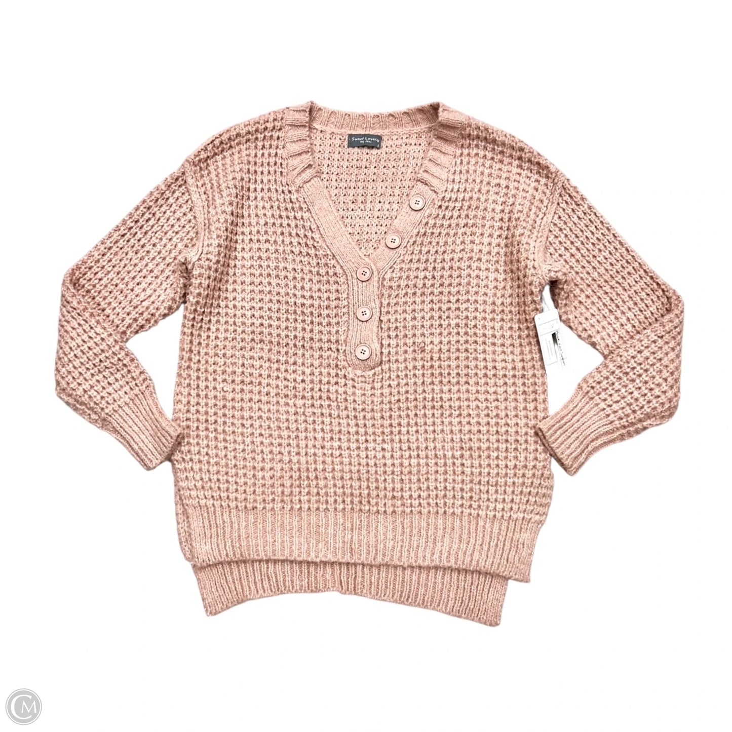 Sweater By Sweet Lovely In Mauve, Size: S
