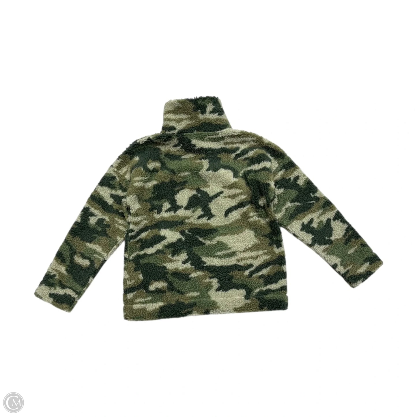 Jacket Faux Fur & Sherpa By J. Crew In Camouflage Print, Size: Xs