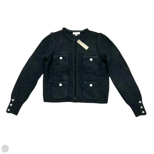 Sweater Cardigan By J. Crew In Black, Size: Xs