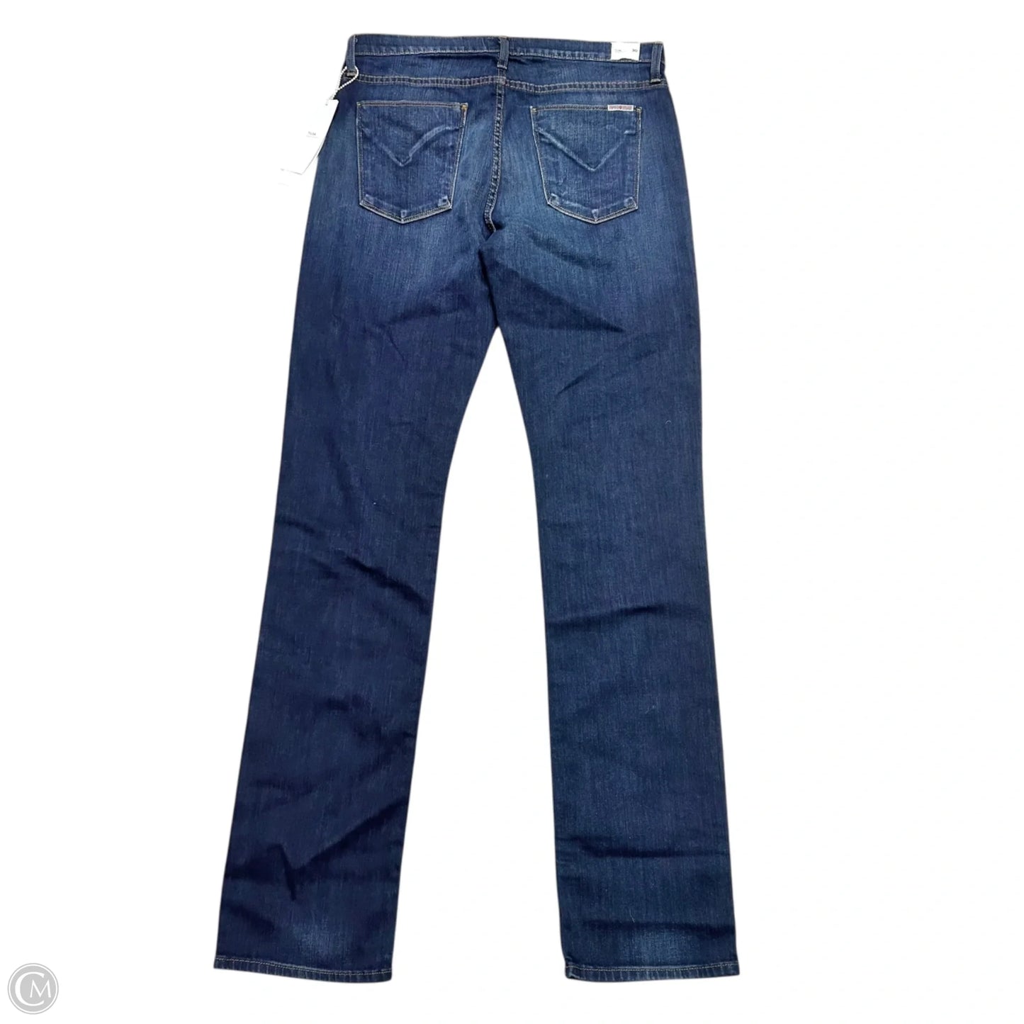 Jeans Straight By Hudson In Blue Denim, Size: 10