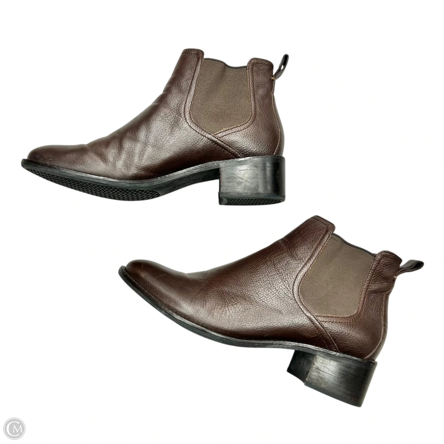 Boots Ankle Heels By Cole-haan In Brown, Size: 11