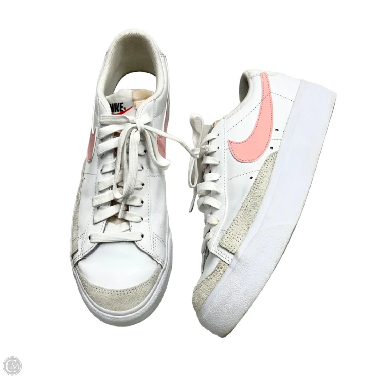Shoes Sneakers By Nike In Pink & White, Size: 9.5