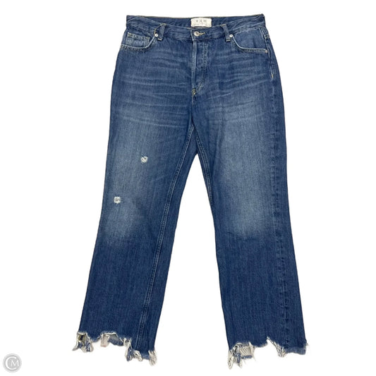 Jeans Straight By We The Free In Blue Denim, Size: 6