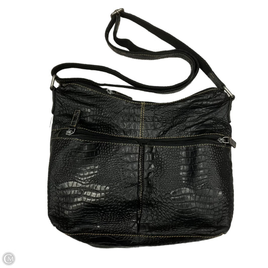 Crossbody Leather By Jack Georges, Size: Medium