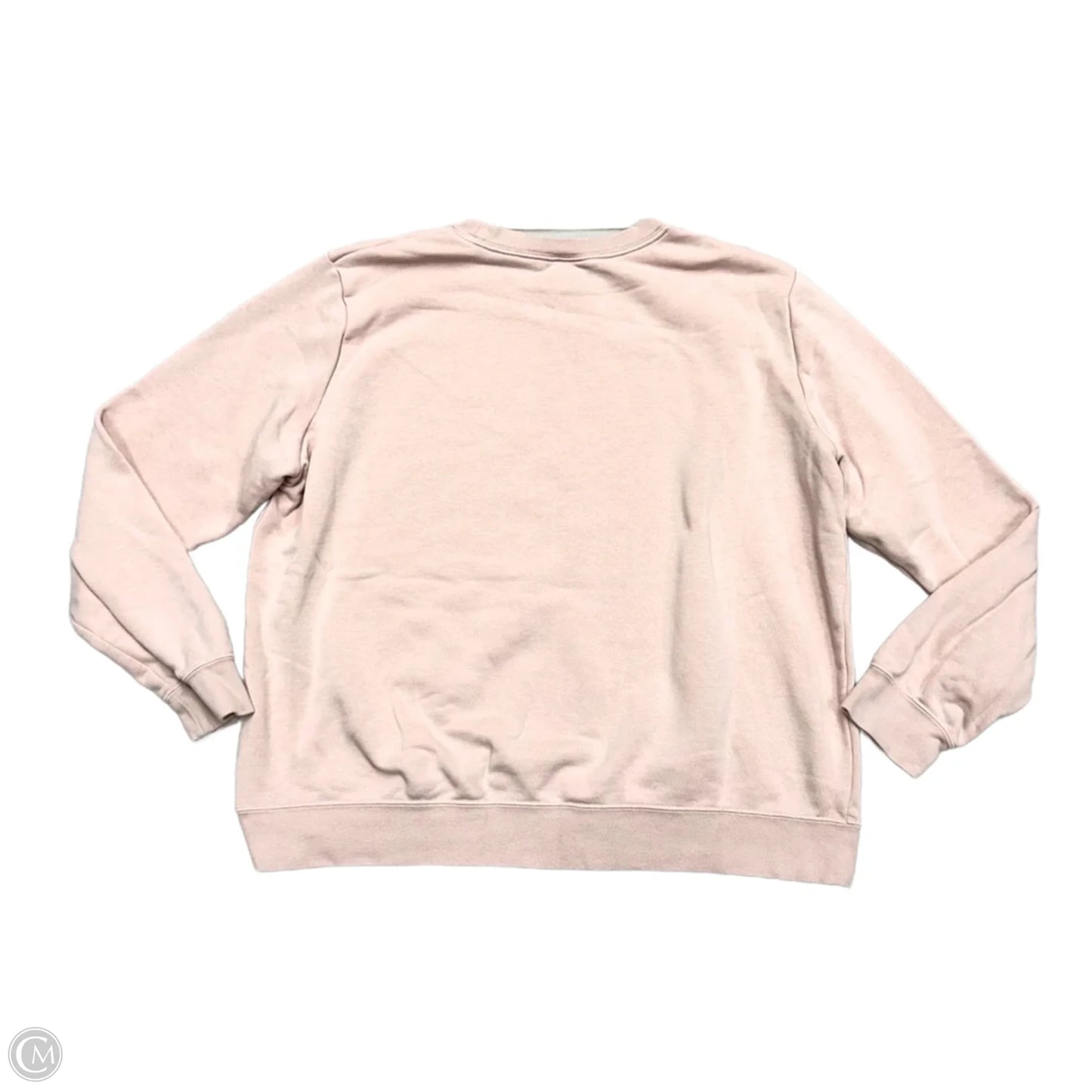 Athletic Sweatshirt Crewneck By Nike In Pink, Size: Xl