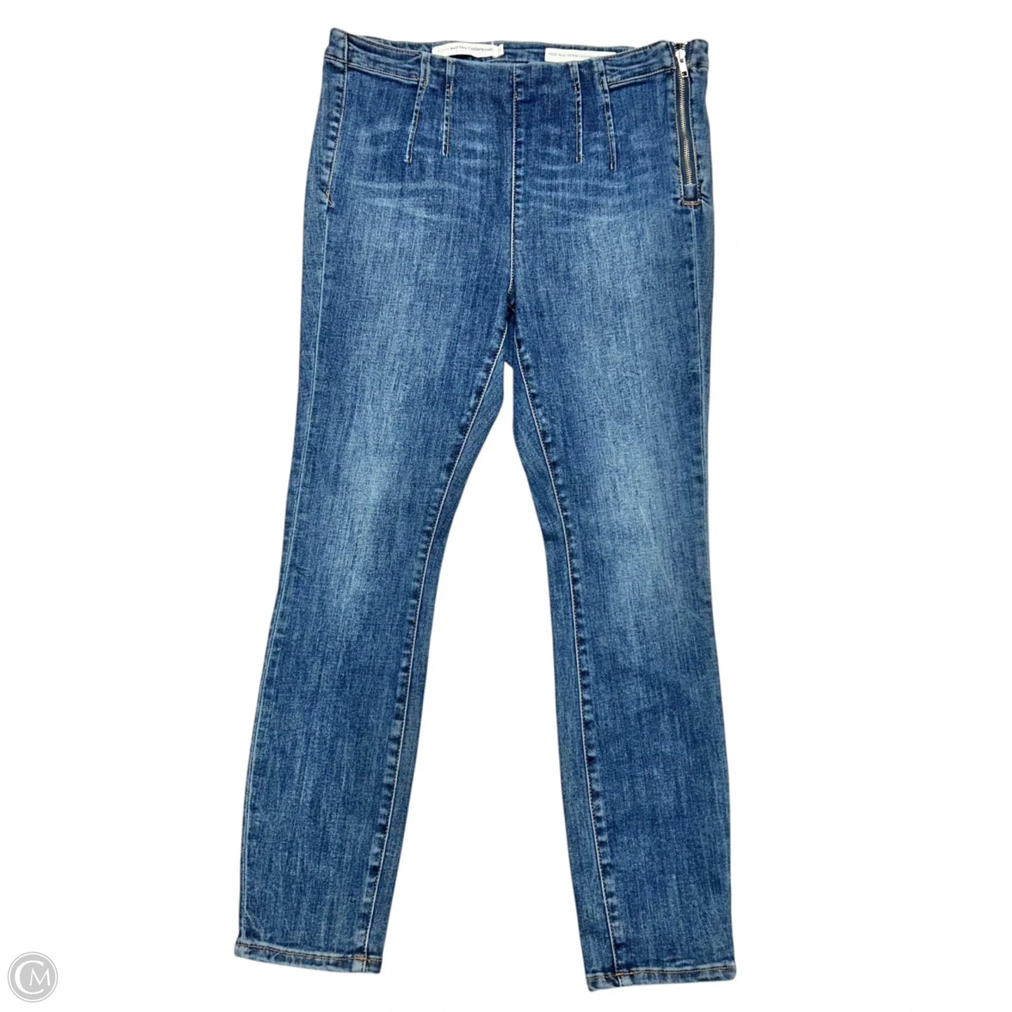 Jeans Skinny By Pilcro In Blue Denim, Size: 14