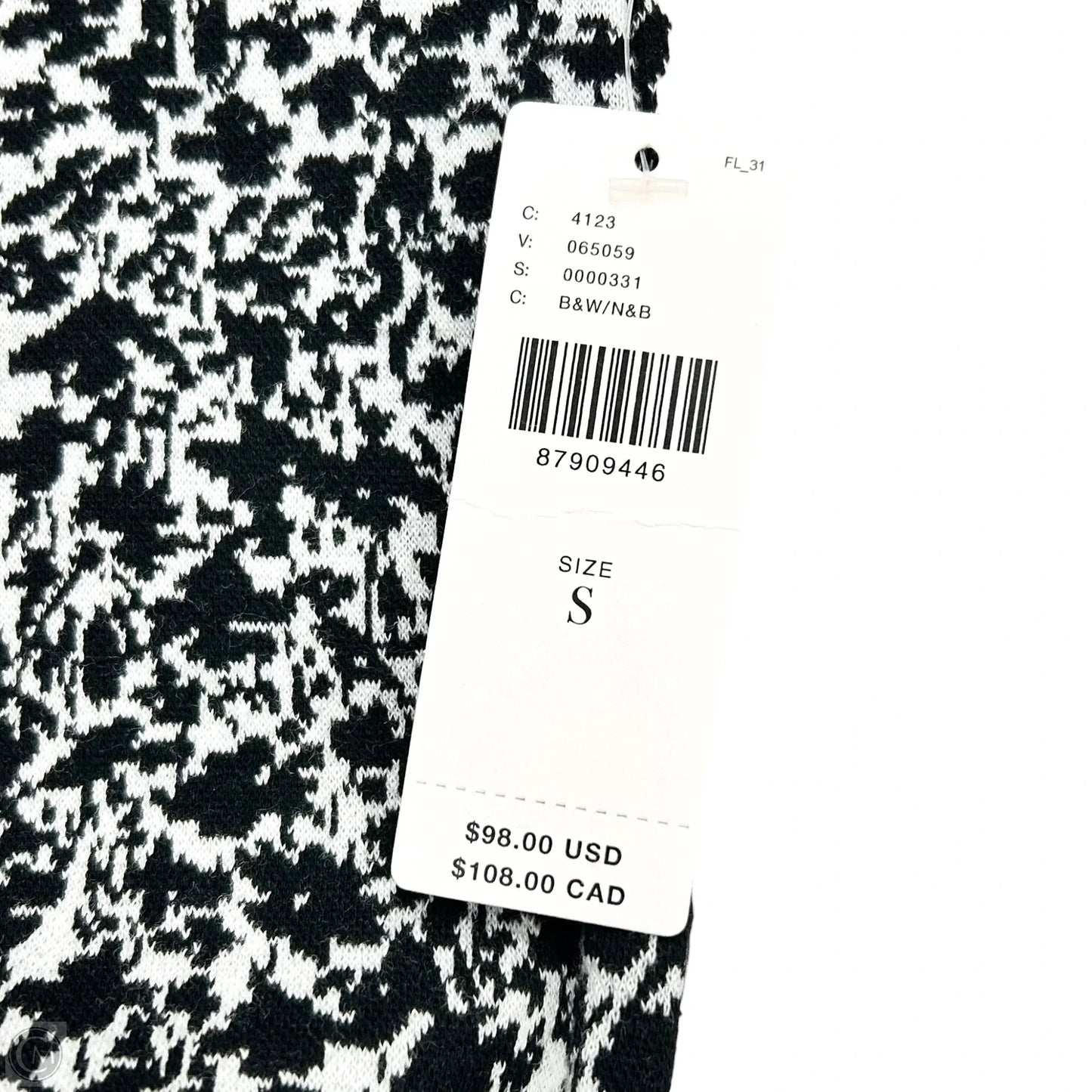 Pants Other By Maeve In Black & White, Size: S